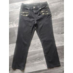 Jennifer Lopez Women's Size 8 Black Jean Capris